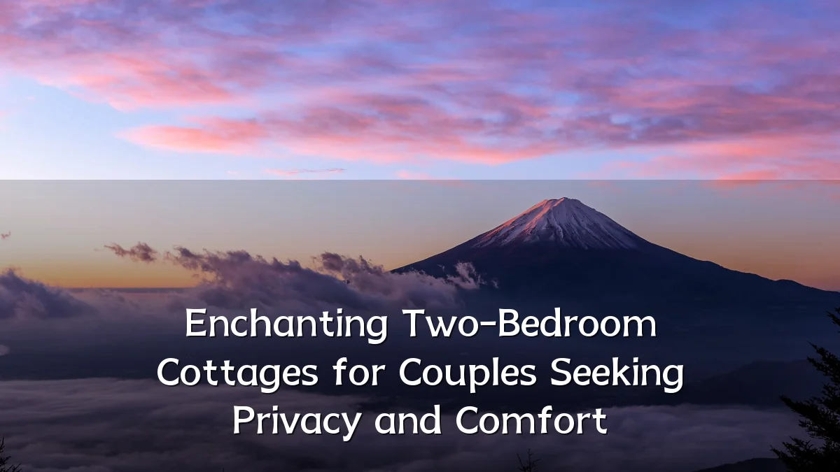 Enchanting Two-Bedroom Cottages for Couples Seeking Privacy and Comfort