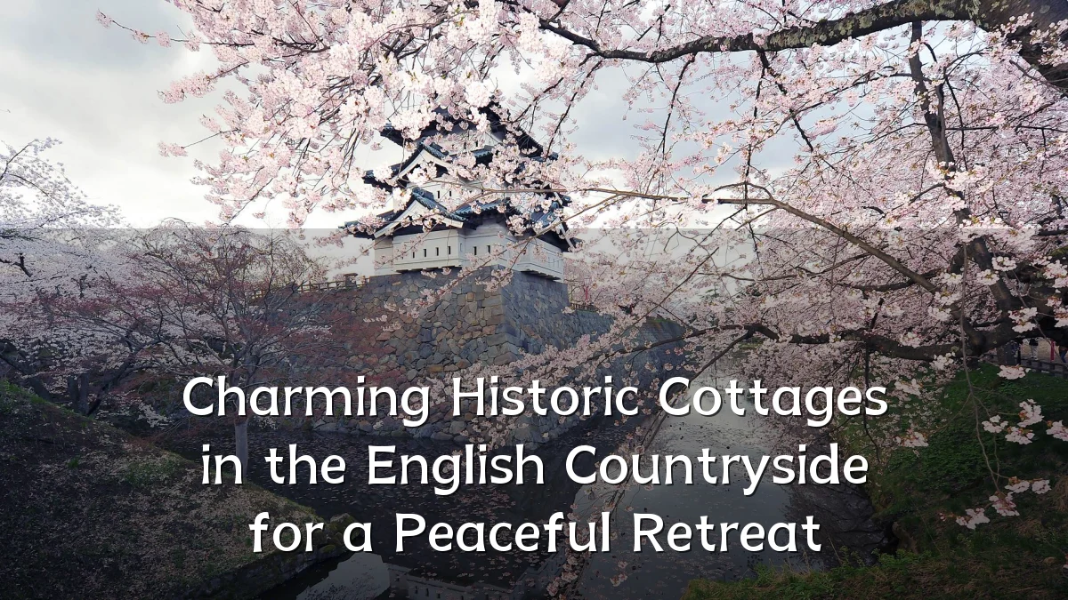 Charming Historic Cottages in the English Countryside for a Peaceful Retreat