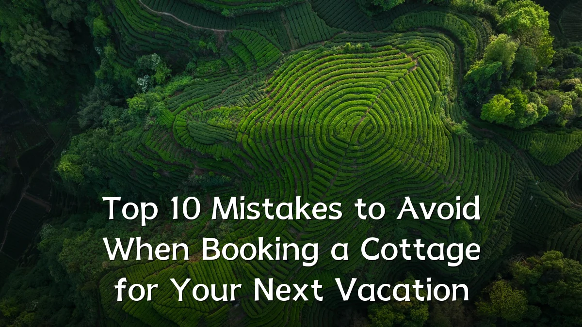Top 10 Mistakes to Avoid When Booking a Cottage for Your Next Vacation