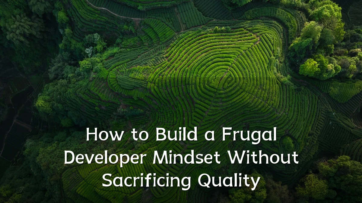 How to Build a Frugal Developer Mindset Without Sacrificing Quality