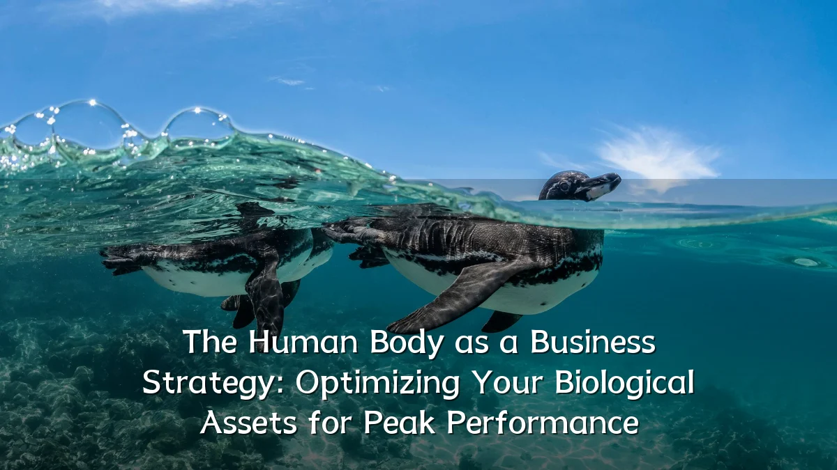 The Human Body as a Business Strategy: Optimizing Your Biological Assets for Peak Performance