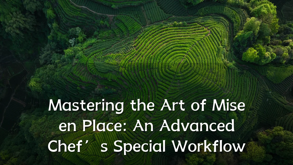 Mastering the Art of Mise en Place: An Advanced Chef’s Special Workflow