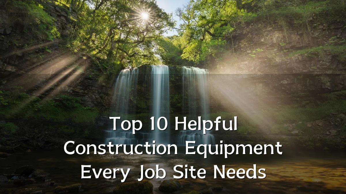 Top 10 Helpful Construction Equipment Every Job Site Needs