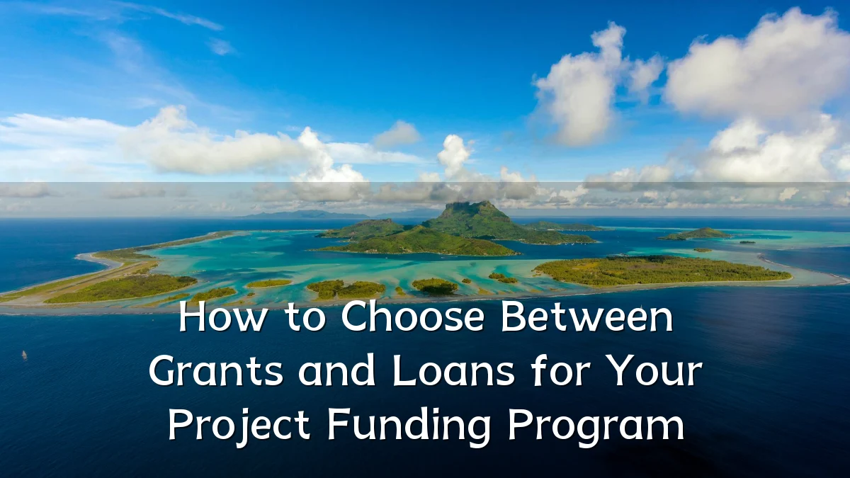 How to Choose Between Grants and Loans for Your Project Funding Program