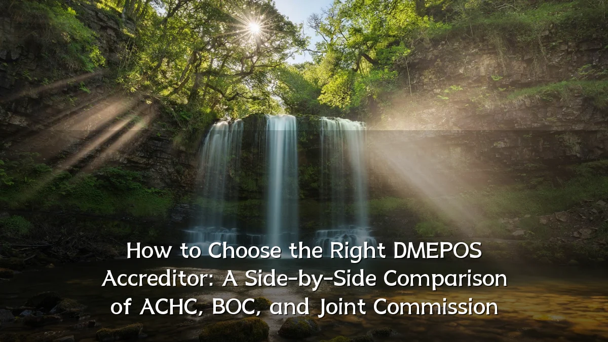 How to Choose the Right DMEPOS Accreditor: A Side-by-Side Comparison of ACHC, BOC, and Joint Commission